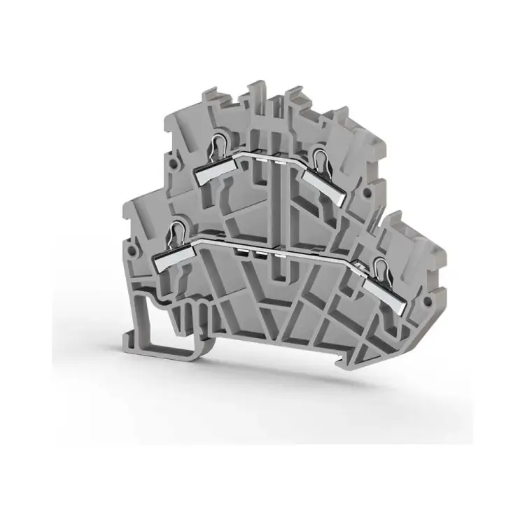 Двухъярусный пружинный быстрозажимной клеммник Klemsan PYK2,5-2F 0.0.0.3.307179