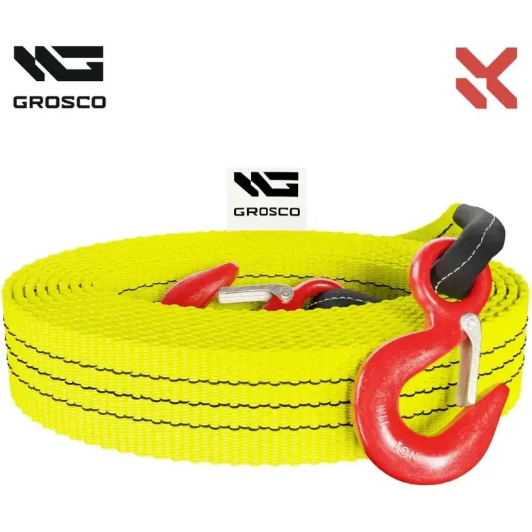 Динамическая стропа для буксировки авто до 3.5 тонн Grosco BTD0704HH Динамическая стропа для буксировки авто до 3.5 тонн Grosco BTD0704HH