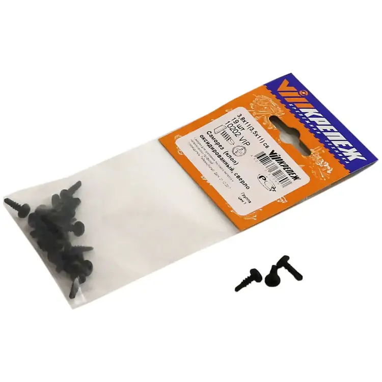 Саморез-сверло vipкрепеж 3.8х11 19 шт. 10202 VIP