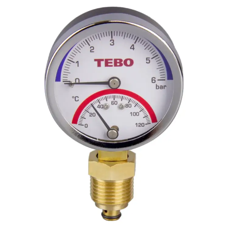 Радиальный термоманометр TEBO T-АБ.Т.503.12.6.CN