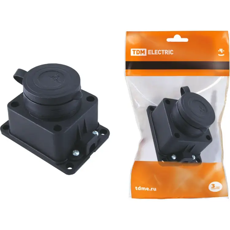 Настенная розетка TDM ELECTRIC SQ0612-0003