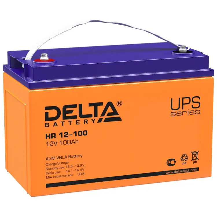 Батарея аккумуляторная DELTA HR 12-100 L