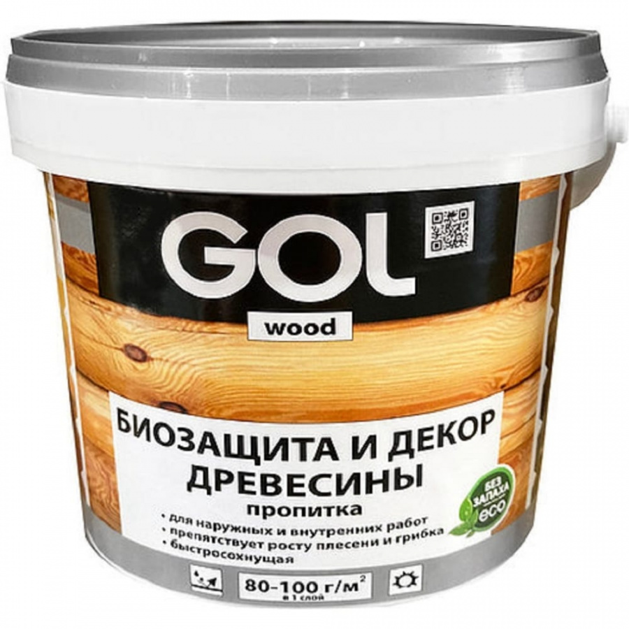 Защитно-декоративная пропитка Palizh GOL wood AQUA