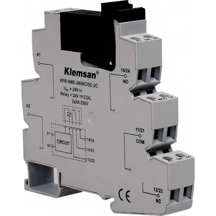 Интерфейсное реле Klemsan KPR-SWF-230VAC/VDC-1C; 0.0.0.2.272126