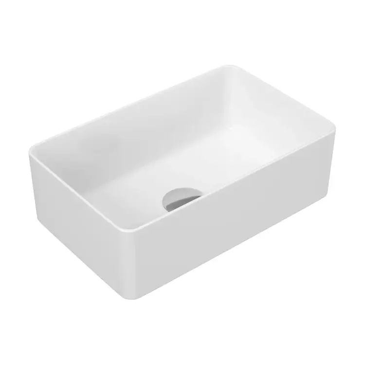 Прямоугольная накладная раковина Bauedge BAU Hotel mini SH1005