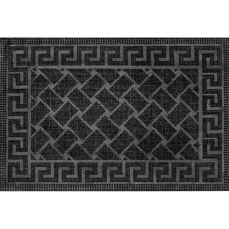 Резиновый придверный коврик ComeForte PIN MAT Меандр PM-016