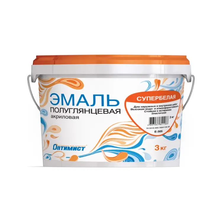 Акриловая эмаль ОПТИМИСТ OPE010 Акриловая эмаль ОПТИМИСТ OPE010
