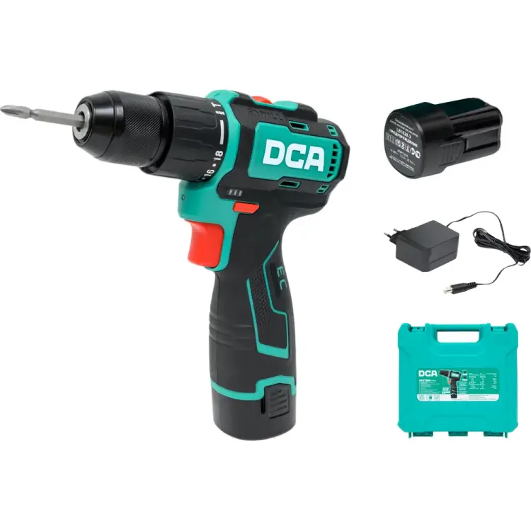 Аккумуляторная дрель шуруповерт DCA ADJZ1604i