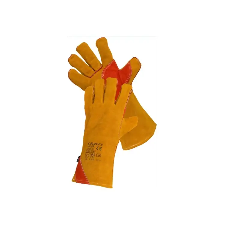 Спилковые пятипалые краги S. GLOVES TANGER 32225-11