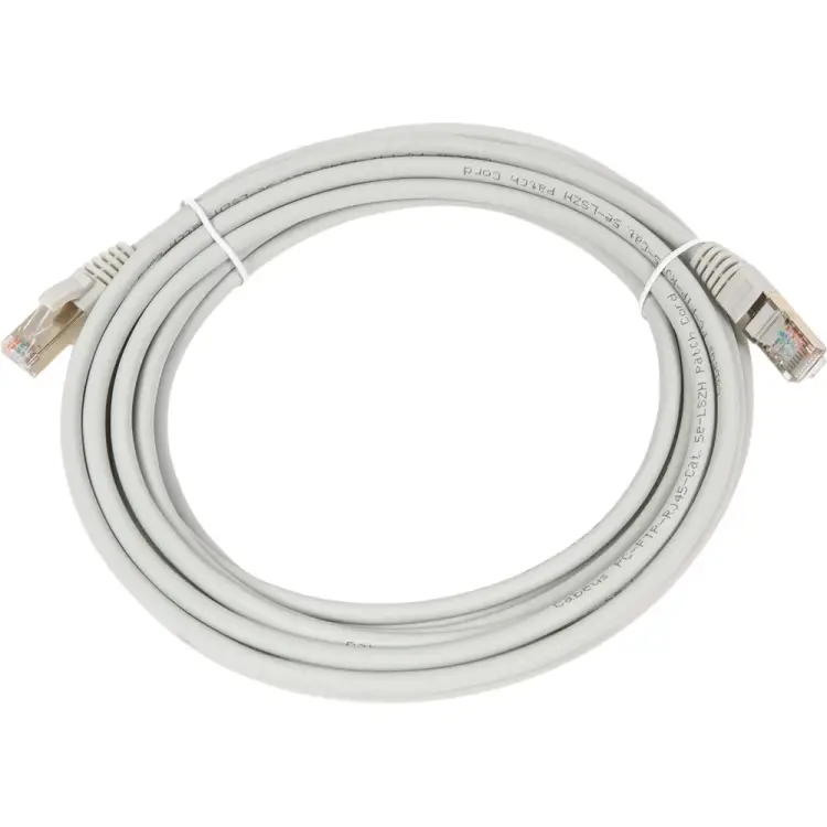 Экранированный патч-корд Cabeus PC-FTP-RJ45-Cat.5e-5m-LSZH Экранированный патч-корд Cabeus PC-FTP-RJ45-Cat.5e-5m-LSZH
