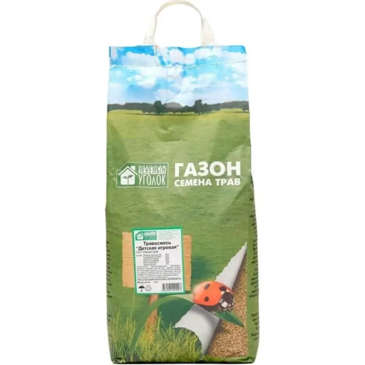 Семена газона Зеленый уголок Травосмесь Детская Игровая 16593