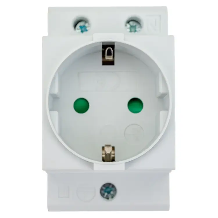 Розетка на DIN рейку PRO MRD1016E 16А с заземлением ЭРА Б0057482