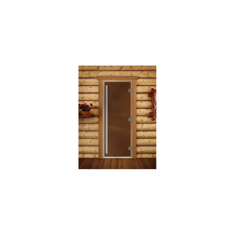 Дверь DoorWood Престиж PRO 10мм, бронза матовая, 190x7 DW03218 Дверь DoorWood Престиж PRO 10мм, бронза матовая, 190x7 DW03218