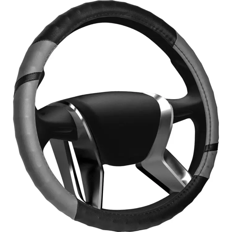 Оплетка на руль ВАЗ 2108-15 серый винил AZARD GROUP OPLA0006
