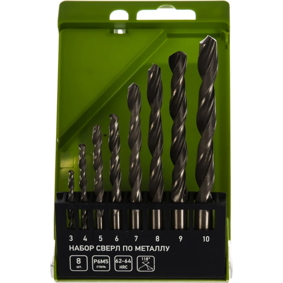Набор сверл по металлу СИБРТЕХ 72349