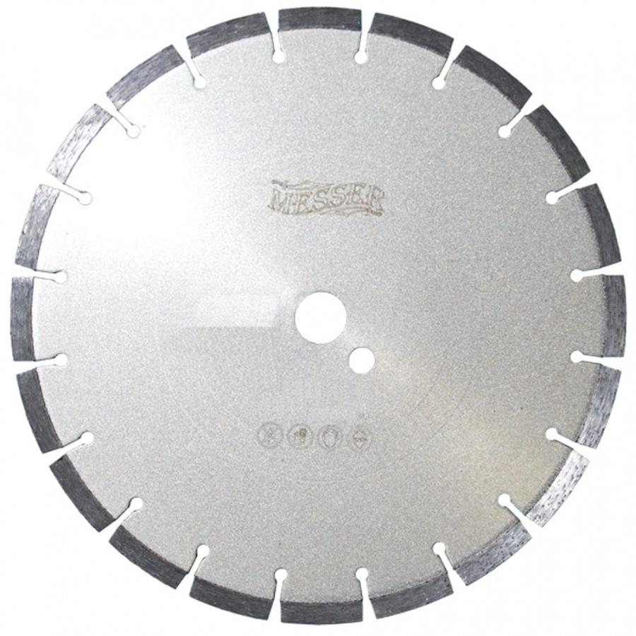Сегментный алмазный диск по бетону MESSER 500D-3.6T-10W-35S-25.4 Д.О.