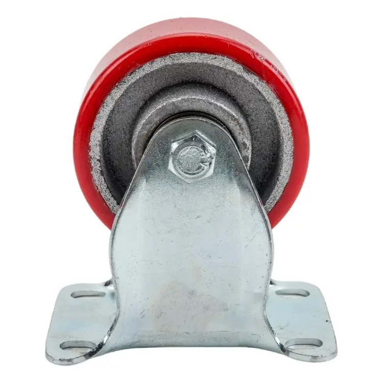 Большегрузное полиуретановое неповоротное колесо MFK-TORG 1041 Medium 1041075 M