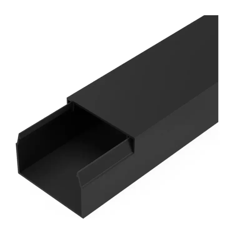 Кабель-канал Промрукав черный 2-й замок в п/э 40x25 2м PR03.0215