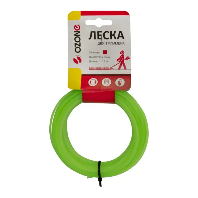 Леска для триммера OZONE LTR-2.4SQ-15