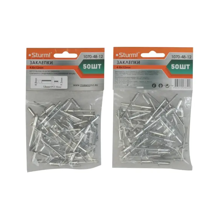 Заклепки Sturm 1070-48-12