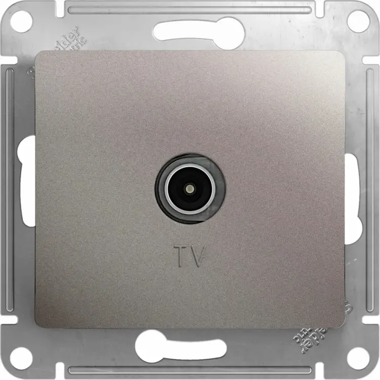 Оконечная tv розетка Systeme Electric Glossa GSL001291