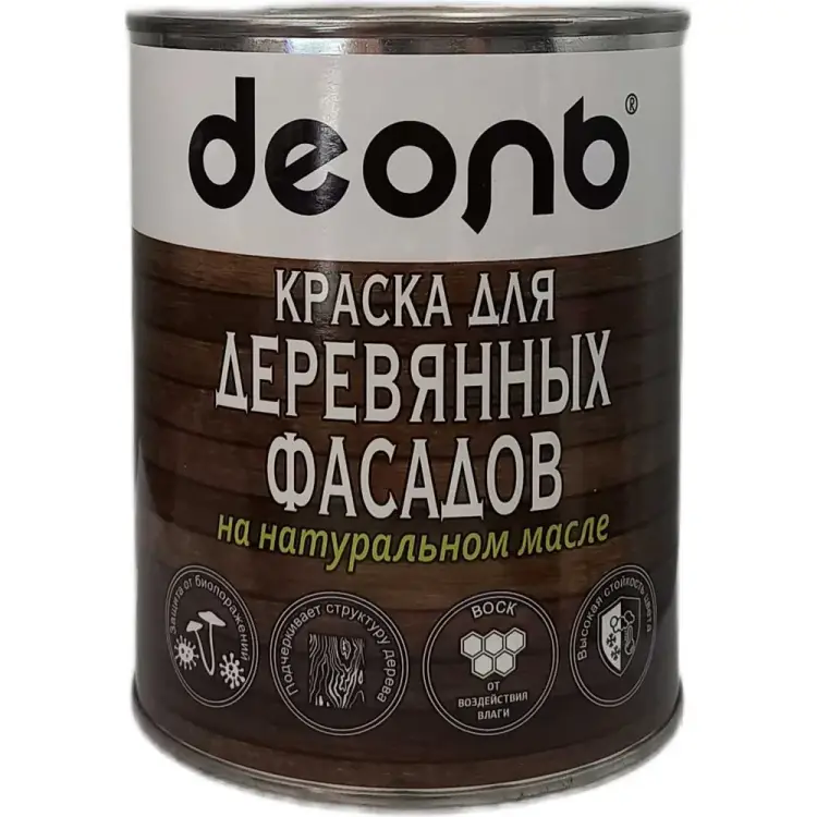 Краска для деревянных фасадов Деоль DMDFB1