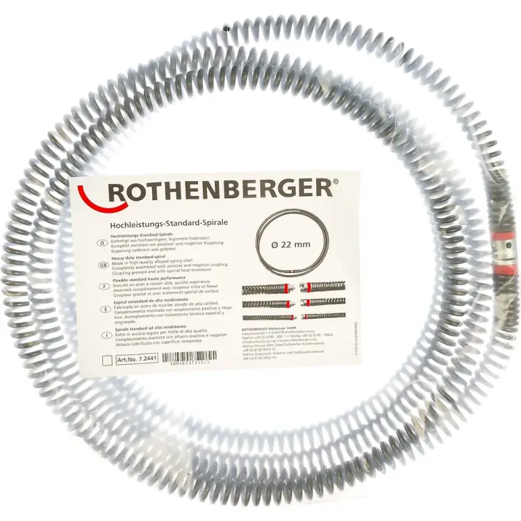 Спираль для машин R600-R80 Rothenberger СТАНДАРТ 72441 Спираль для машин R600-R80 Rothenberger СТАНДАРТ 72441