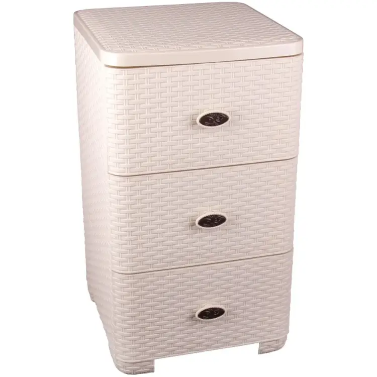 Комод ЗПИ "Альтернатива" Плетенка 3-х секцион. сл.кость М2429 Комод ЗПИ "Альтернатива" Плетенка 3-х секцион. сл.кость М2429