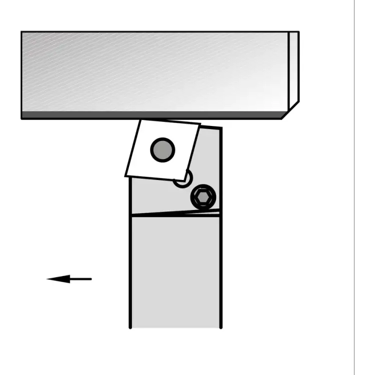 Токарная державка NORGAU PCBNL2525M12 020010202