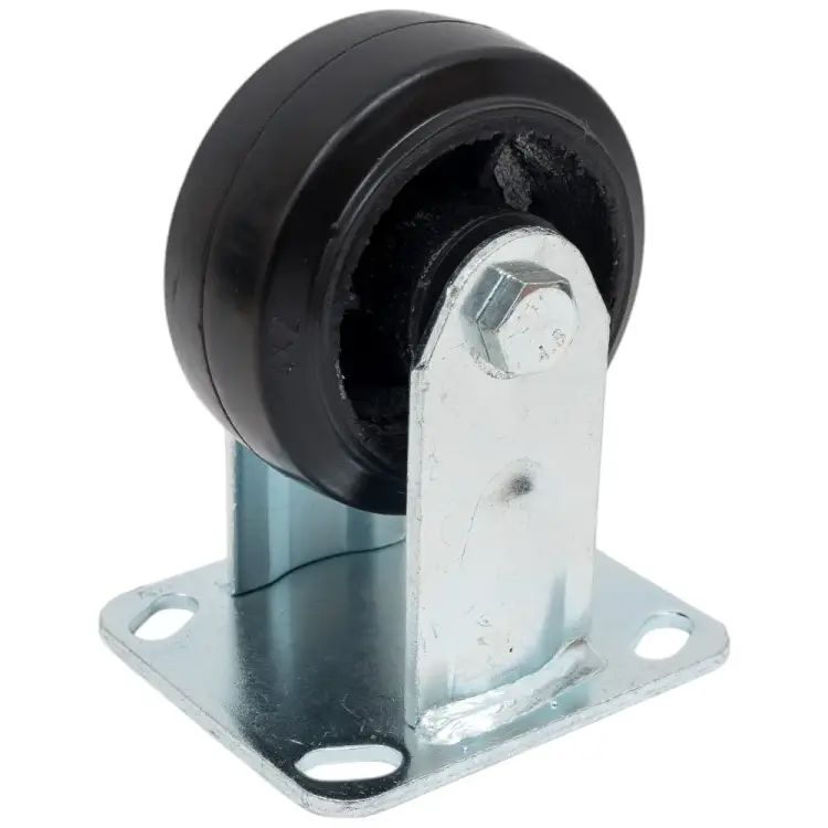 Большегрузное неповоротное колесо TOR FCd 46 (100 мм; обрезиненное (N) 1024163