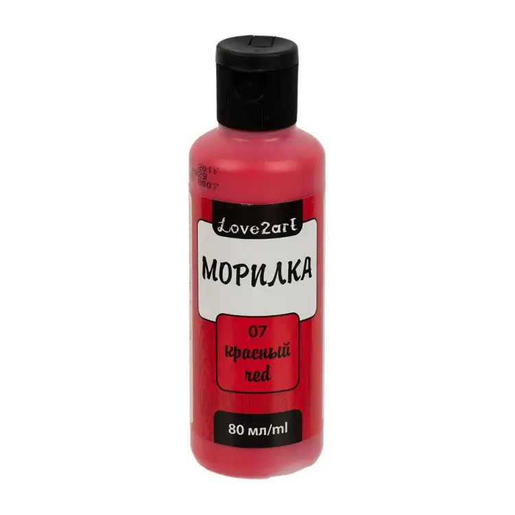 Морилка Love2art LAS-80 80 мл, 07 красный 505046
