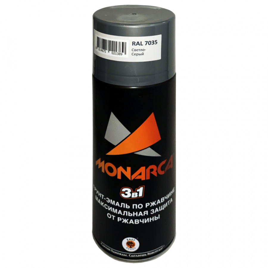 Аэрозольная грунт-эмаль по ржавчине MONARCA 87035