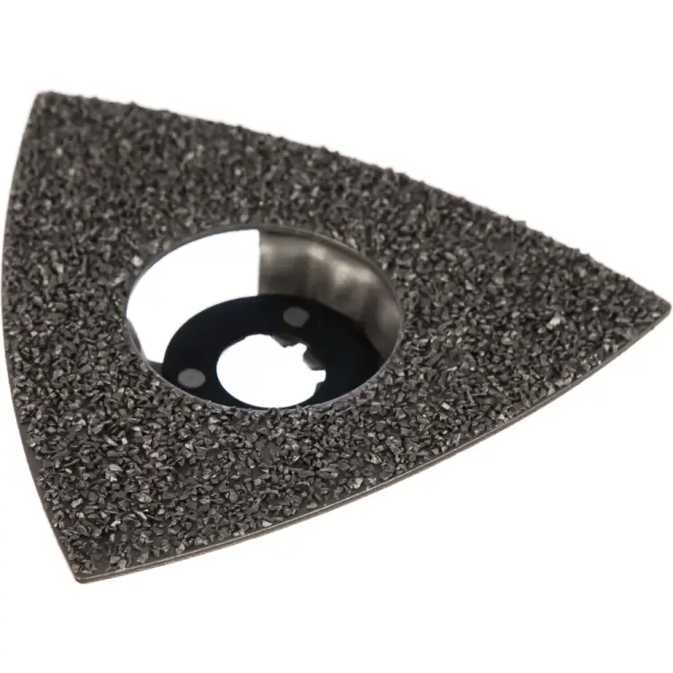 Шлифовальная насадка для МФИ, по плитке и дереву ПРАКТИКА дельтавидная, HM, 78 мм 240-300