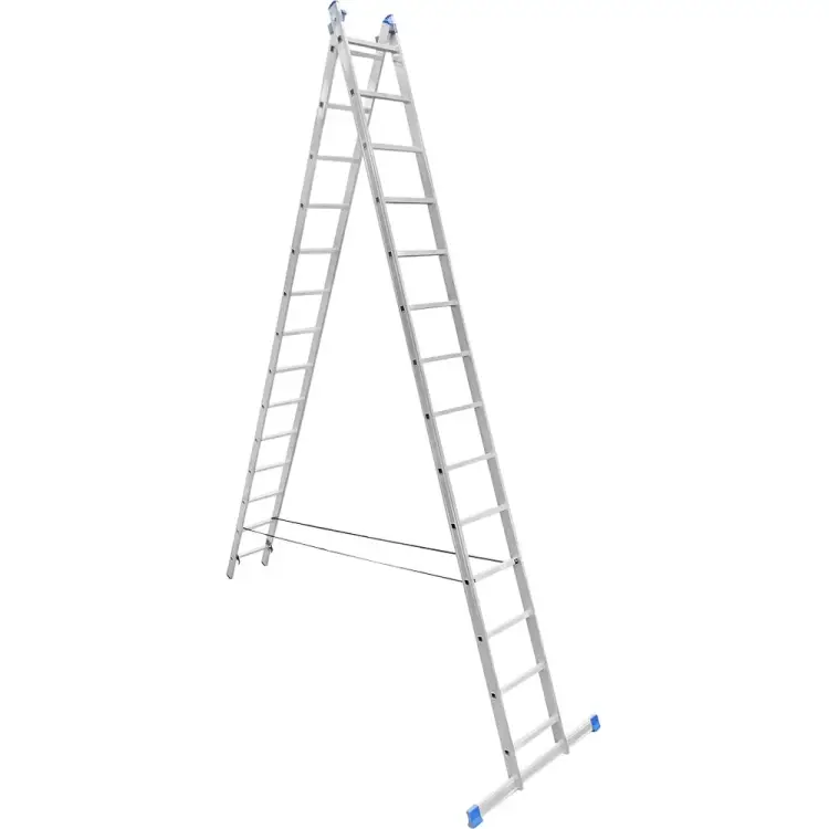 Двухсекционная алюминиевая лестница LadderBel LS214