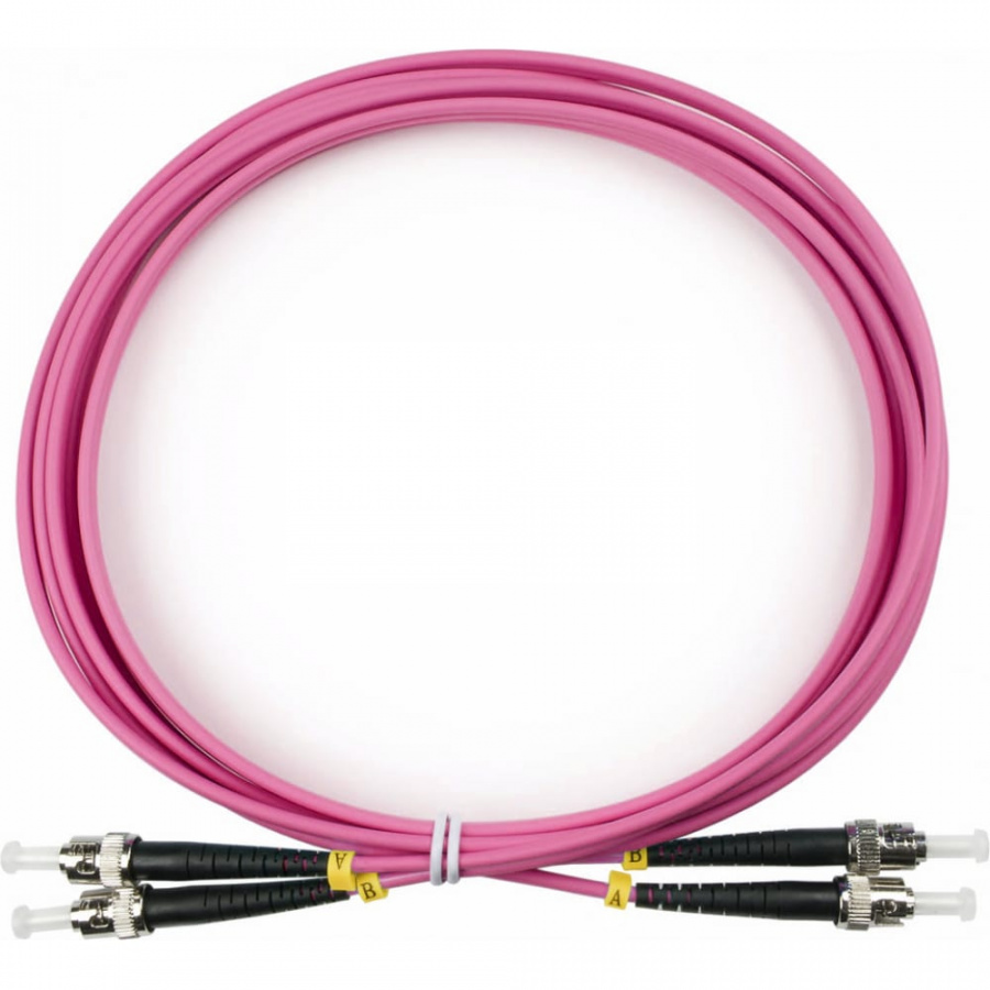 Дуплексный оптический патч-корд TopLan DPC-TOP-OM4-ST/P-ST/P-100