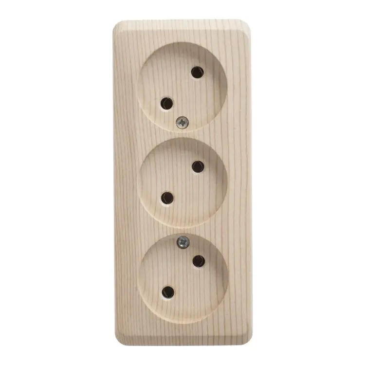 Тройная розетка Systeme Electric ЭТЮД PA16-009D