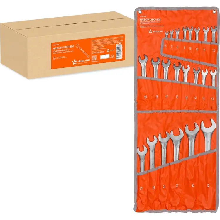 Набор комбинированных ключей Airline ATAF028 Набор комбинированных ключей Airline ATAF028