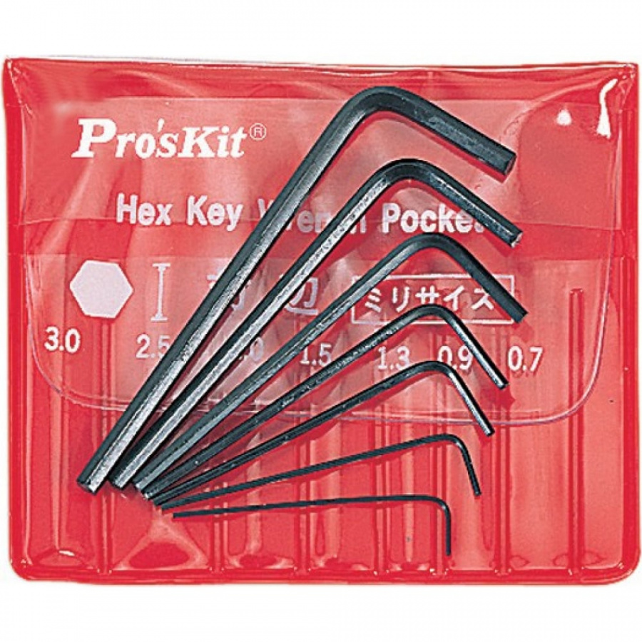 Набор ключей-шестигранников ProsKit 8PK-022