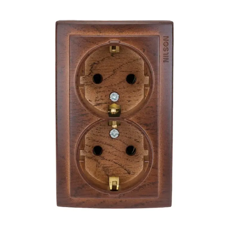 Розетка Nilson Themis wood 26271025