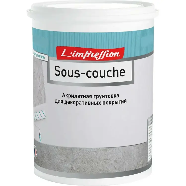 Пигментированная грунтовка для декоративных покрытий L'impression Sous-couche 6TF5GGEN1P