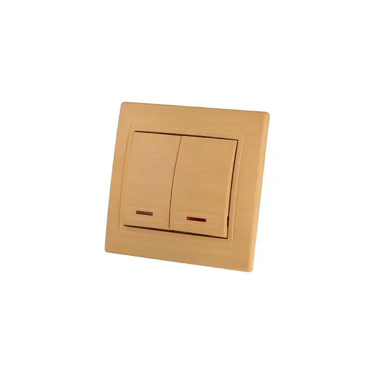 Двойной выключатель Lezard MIRA 701-4747-112