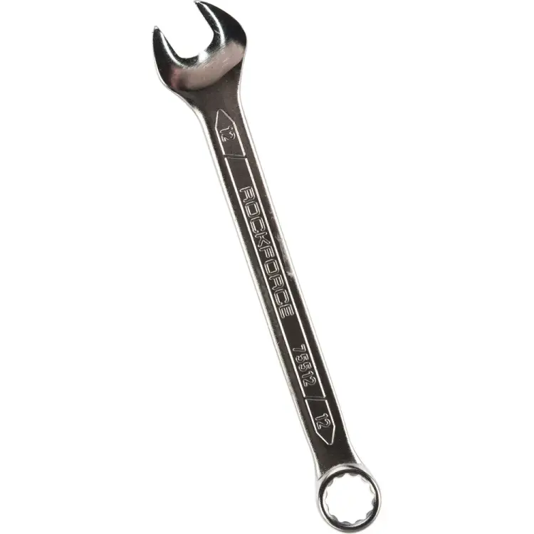 Прямой двенадцатигранный комбинированный ключ Rockforce RF-75512(693)