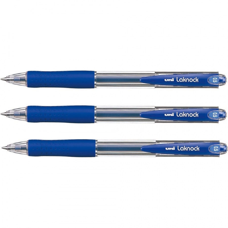 Набор шариковых автоматических ручек UNI Laknock SN-100