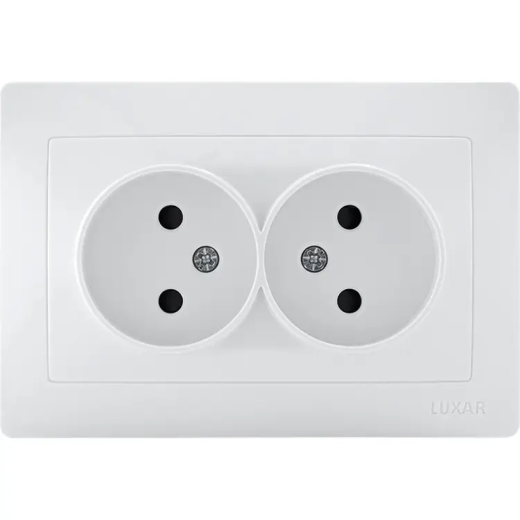 Двойная розетка Luxar Novo 4606400420194