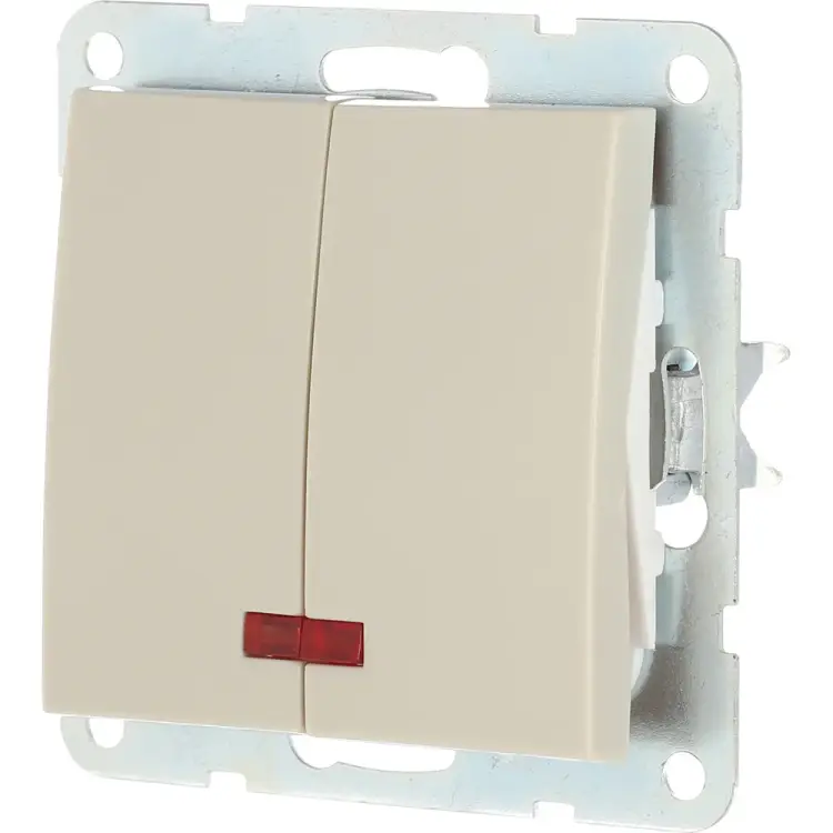 Двухклавишный выключатель LK Studio 861201-1