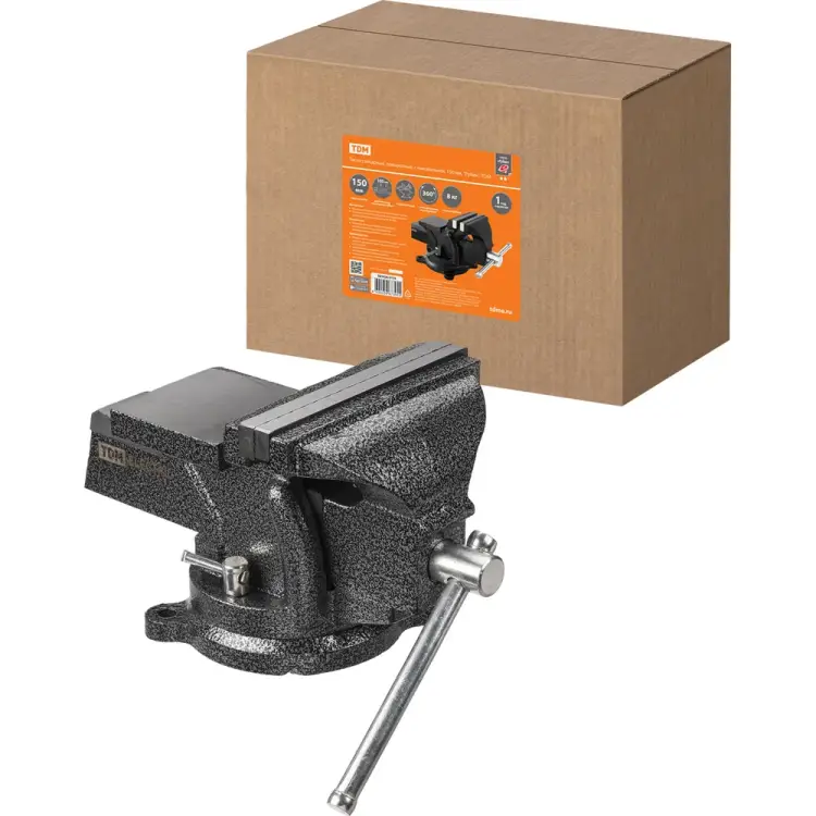 Слесарные поворотные тиски TDM ELECTRIC Рубин SQ1026-0133