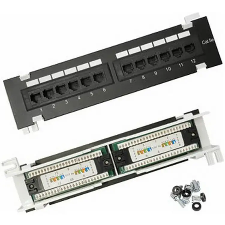 Патч-панель RUICHI RH-PPW1U12U5E 113535 Патч-панель RUICHI RH-PPW1U12U5E 113535