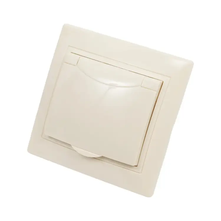 Одноместная розетка IEK РСбш10-3-ККм ERK12-K33-16-DM