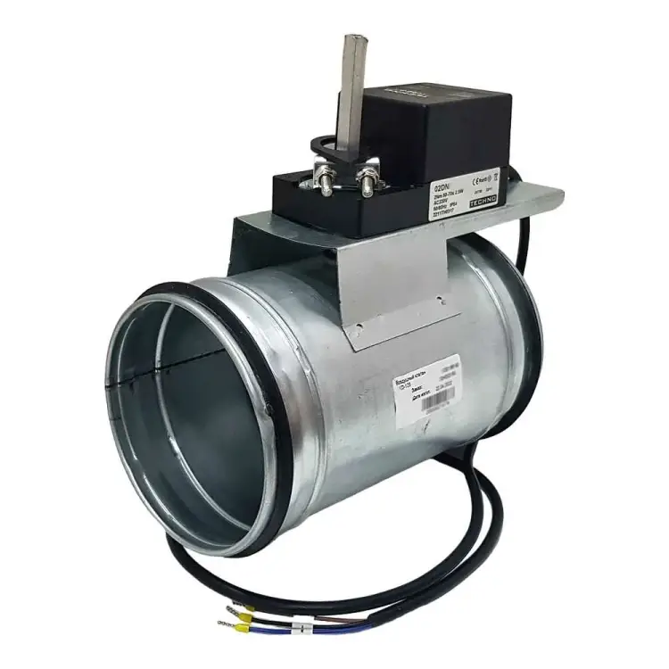 Регулирующая круглая заслонка TECHNO TKD125-02DN 551251 Регулирующая круглая заслонка TECHNO TKD125-02DN 551251