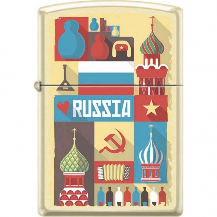 Зажигалка Zippo Открытка из России